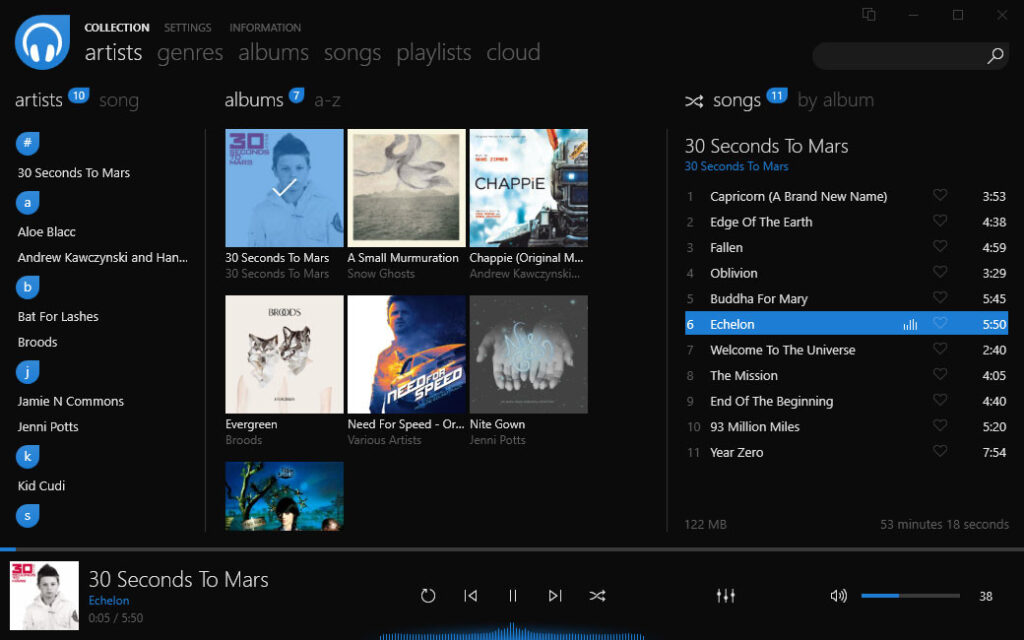 Cкачать и установить программу Dopamine на Windows XP